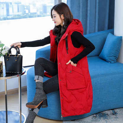 Korean-style Loose Cotton-padded Vest