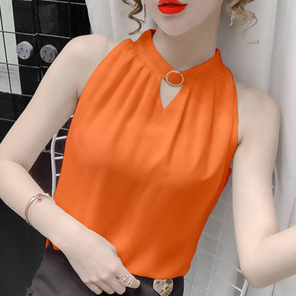 Halter Spaghetti Straps Vest Women's Top
