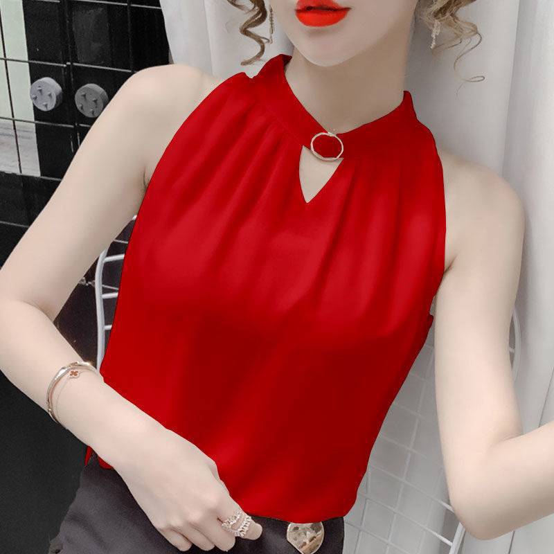 Halter Spaghetti Straps Vest Women's Top
