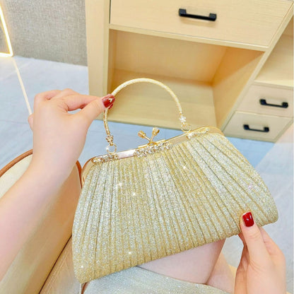 Diamond-Embellished ShoulderCrossbody Handbag For Women With Diamonds On The Strap