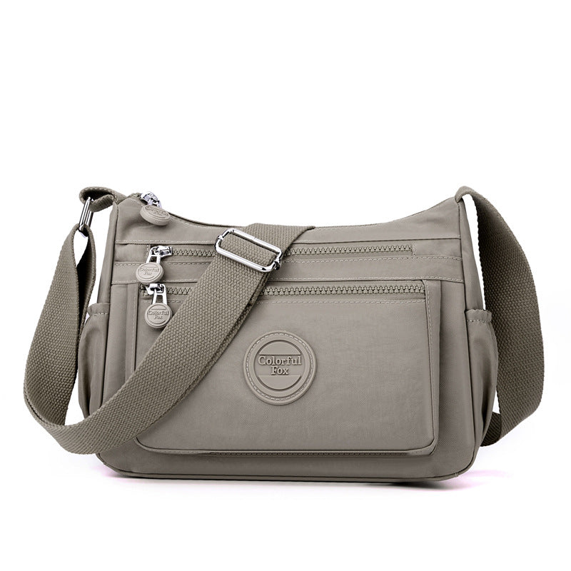 Colorful Fox New Large Capacity Women Shoulder Bag Outdoor Casual Water-repellent Multi-layer Crossbody Bag Fashion