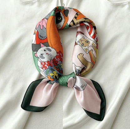 High-end Headscarf Versatile Neck Scarf Hairband Accessory