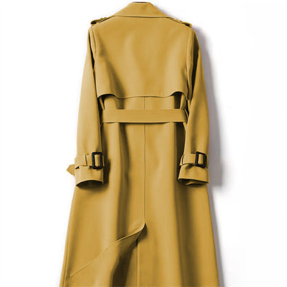 British-style Over-the-knee Coat Over-the-knee Outerwear