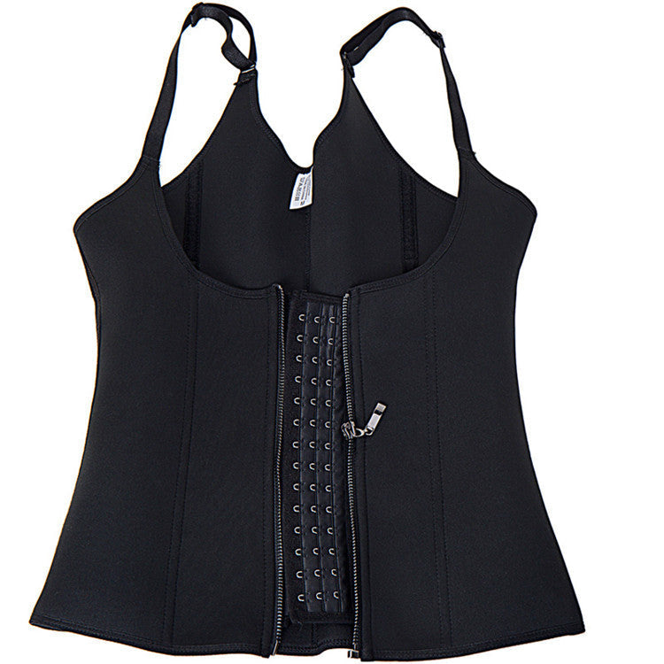 Women's Three-Row Buckle Corset Waist Belt Manufacturer Wholesale Shapewear Seamless High-Waist Tight-Fitting Body Shaping Waist Cincher