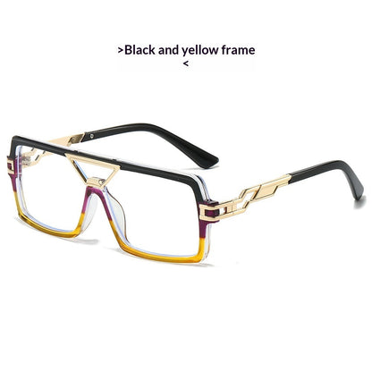 New European And American-style Color-block Sunglasses For Women
