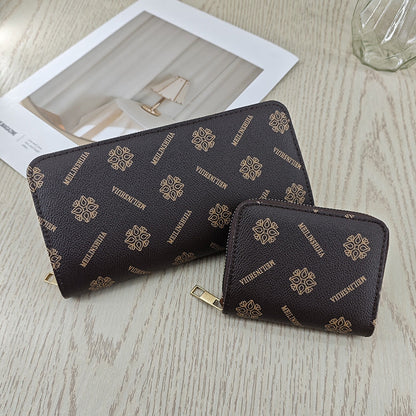 Simple And Stylish Single-zip Multi-cardholder Coin Purse
