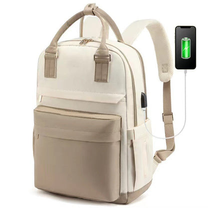 Girls Backpack Fashion Large Capacity Laptop Bag Portable Travel Backpack