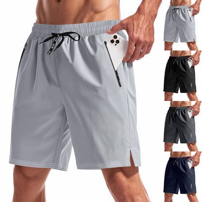 American Cross-border Men's Micro-elastic Loose Night Running Luminous Functional Quick-drying Beach Sports Plus Size Casual Shorts For Men