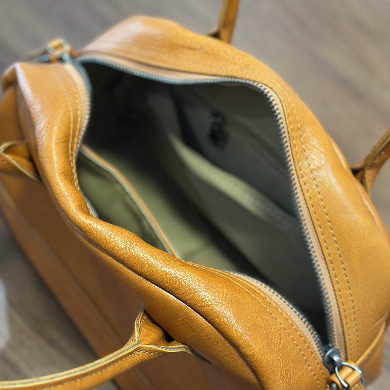 Casual Leather Shell-style Crossbody Bag