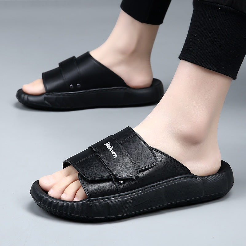 Outdoor Non-slip Abrasion-resistant Sandals Made From Full-grain Cowhide