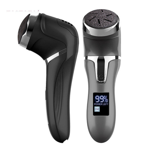 LCD Digital Display Electric Foot Scrubber Pedicure Device