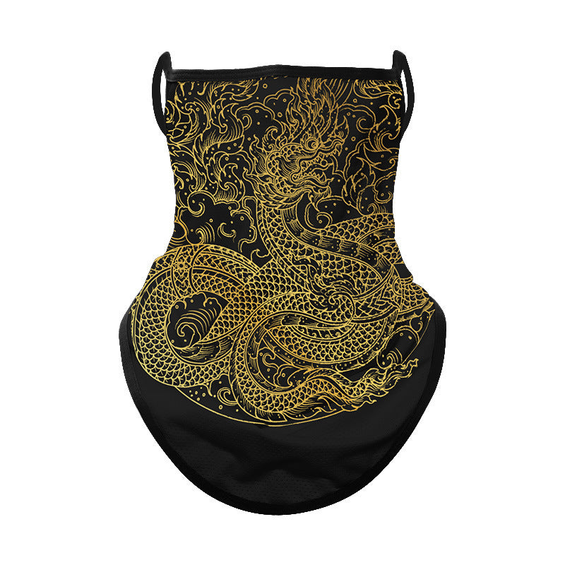 Motorcycle Riding Sun-Protective Face Mask Ear-Hanging Headscarf For Women