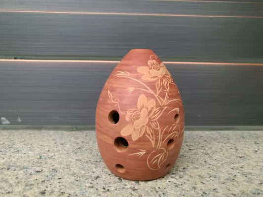 Seven Star Ancient Xun - Eight Hole Pear-Shaped Taoxun