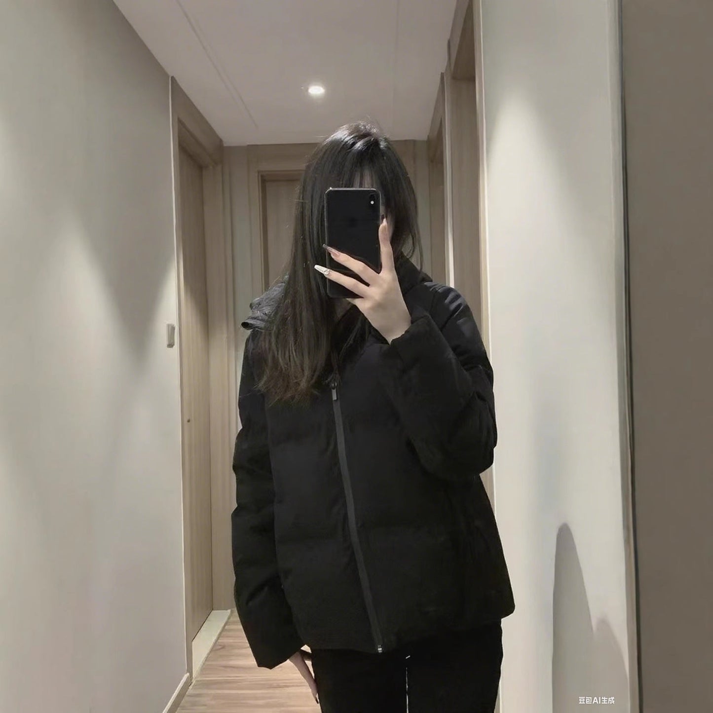 Women's Fashion Short Hooded Cotton-Padded Jacket Coats