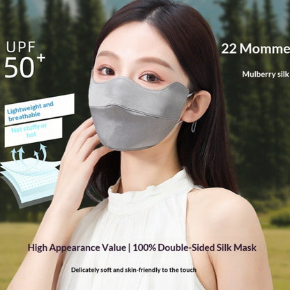 Silk Sun-protective UV-blocking Breathable Face Mask