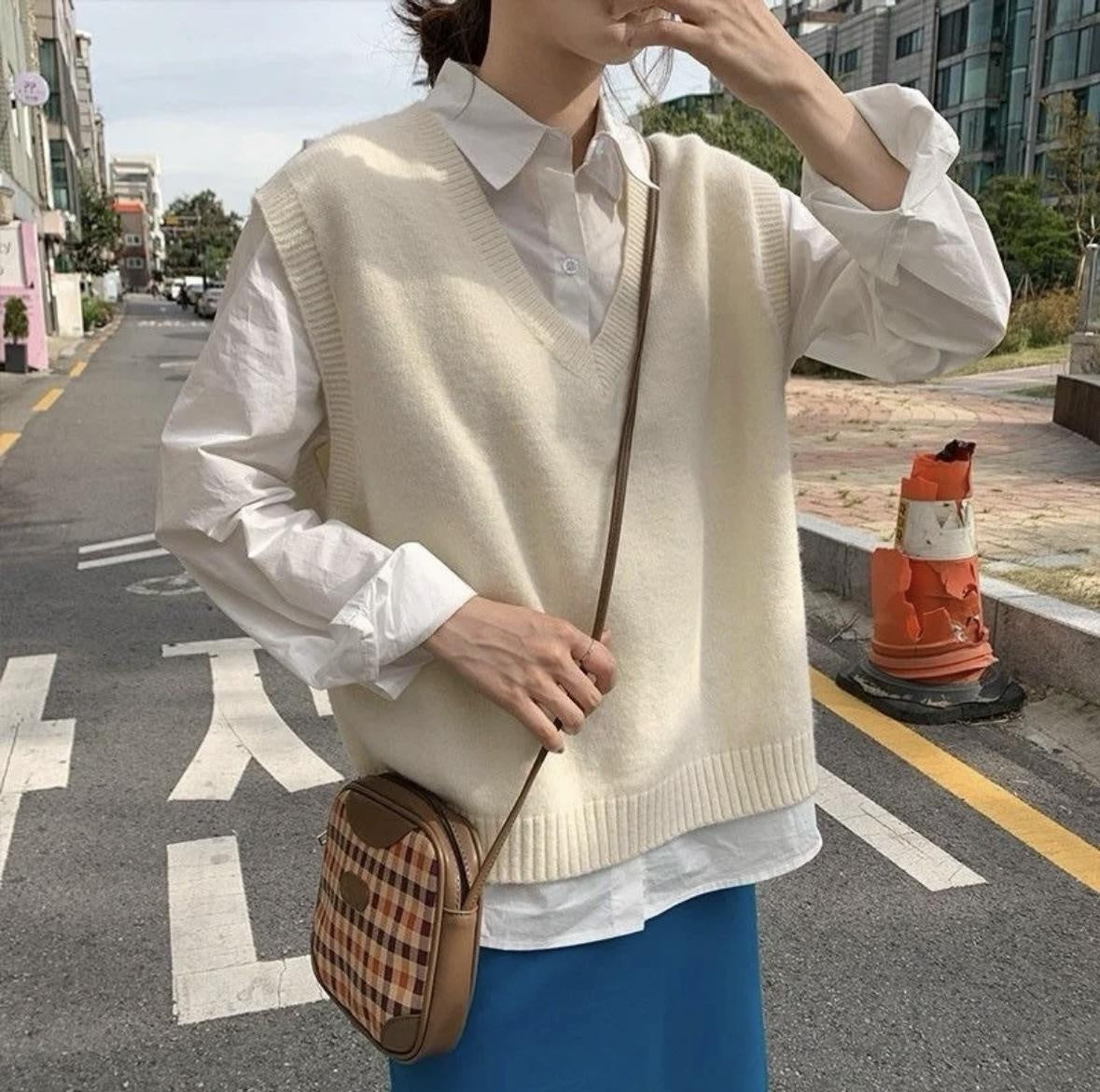 Non-pilling Knitted Vest For Women