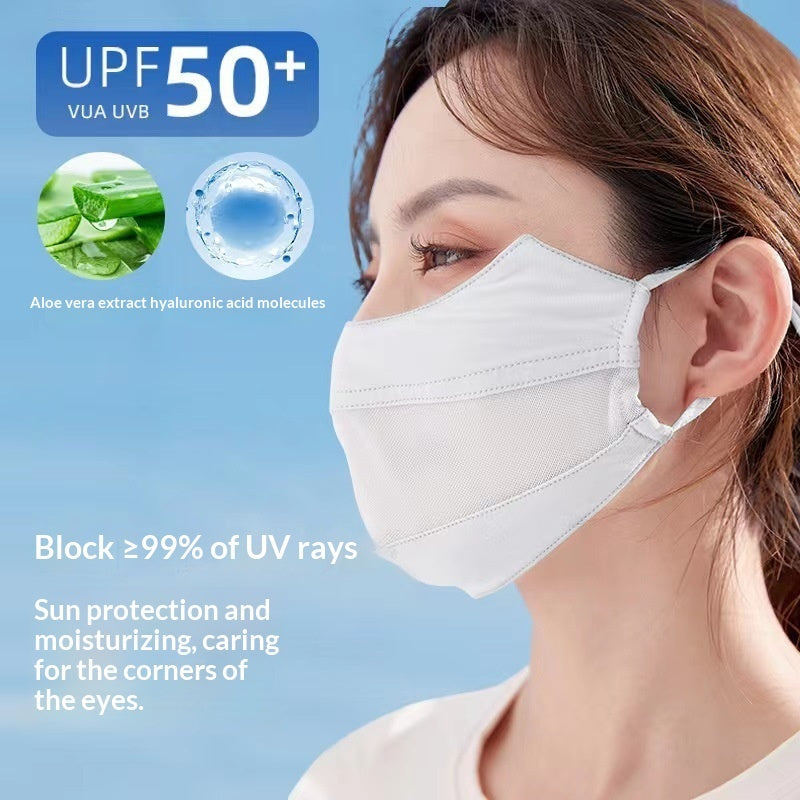 Sunscreen and Breathable 3D Stereoscopic Sunshade Riding Mask