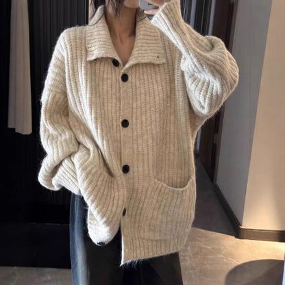 Womens Loose-fittingSoft And Cozy Knit Top