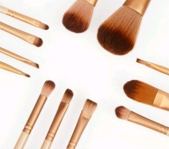 12 Makeup Brush Sets Iron Box Makeup Tools