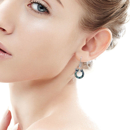 Crystal Universe Ring & Diamond Ear Hook Set