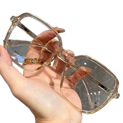 Ultra-light Frameless Plain Glasses With No Prescription