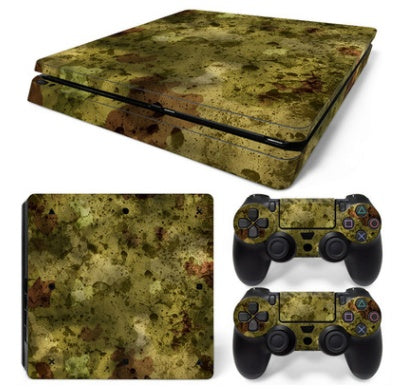 PS4 Slim Skin Sticker – Camouflage Vinyl Decal Wrap with Controller Skins