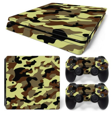 PS4 Slim Skin Sticker – Camouflage Vinyl Decal Wrap with Controller Skins