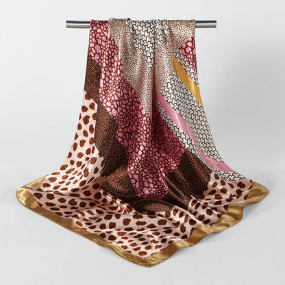 Simulation Silk Professional Decorative Headscarf Shawl