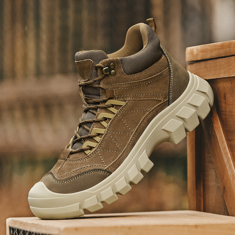 Mens Shoes Autumn Winter New High-Top Hiking And Mountaineering Boots