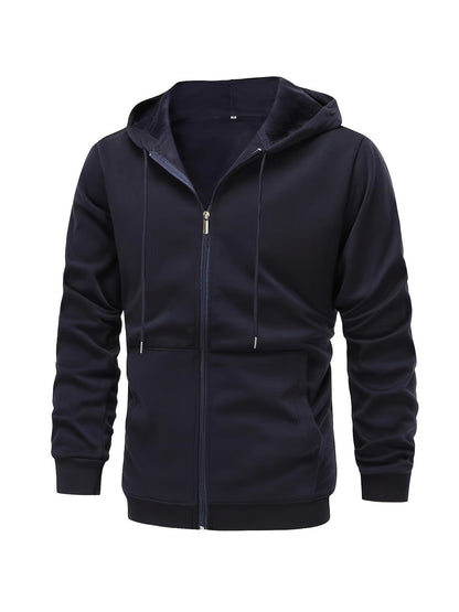 Men's Velvet Padded Hooded Sweatshirt