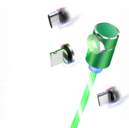 1m Elbow Streamer Data Cable Magnetic USB/Type C/Micro Cable Fast Chargeing Cable