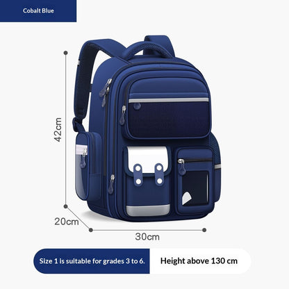 Elementary School Spine-Protecting Backpack