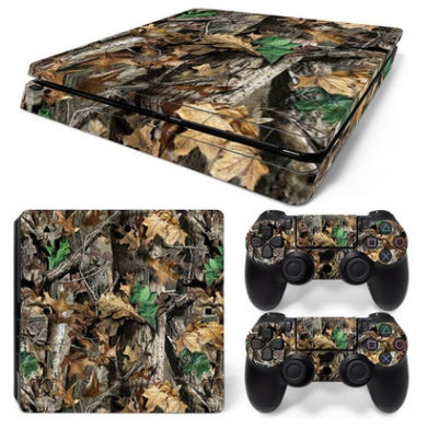 PS4 Slim Skin Sticker – Camouflage Vinyl Decal Wrap with Controller Skins