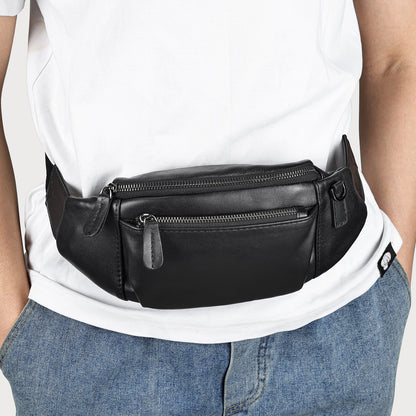 Men's High-End Chest Large-Capacity Casual Waist Bag