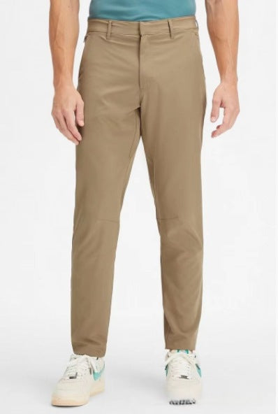 Casual Truly Slim-fit Plus-size Solid-color Mens Dress Pants
