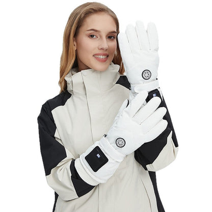 Intelligent Electric Heating Outdoor Skiing Gloves
