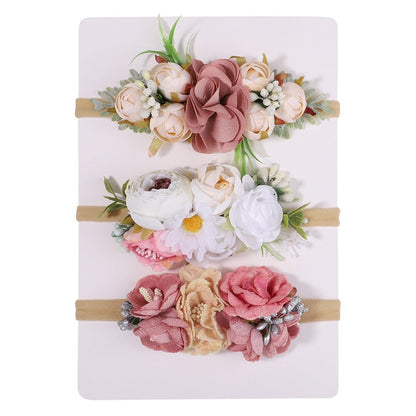 Nylon Fine Hair Band Girls' Headdress Flower