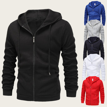 Men's Velvet Padded Hooded Sweatshirt