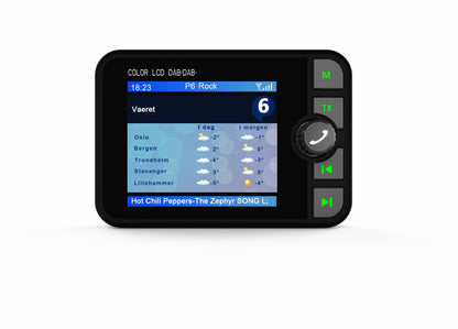 European Station Popular Color Screen Car DAB Digital Receiver Bluetooth MP3 Multifunctional Suitable