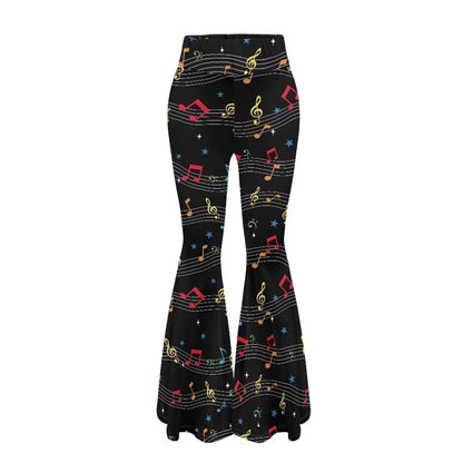 Leopard-print Hip-lifting Tight Leggings Straight-leg Bootcut Pants