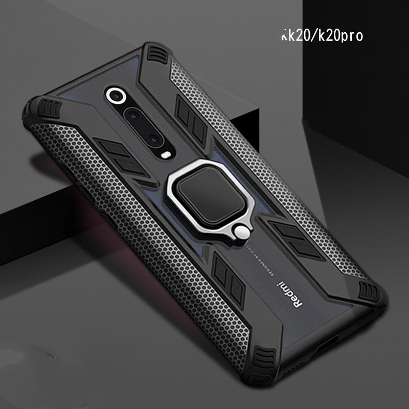 Shockproof Armor Phone Case with Ring Holder – Heavy Duty Protective Cover