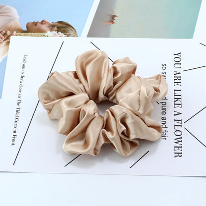 Bright Color Satin Large Intestine Circle Headdress