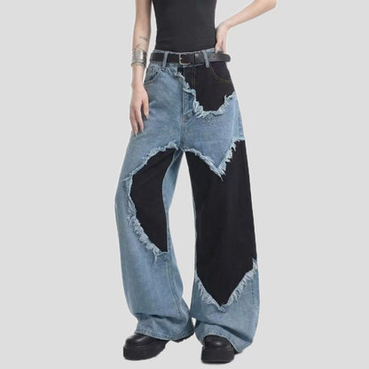 Womens Stylish Multicolor Versatile Casual Jeans