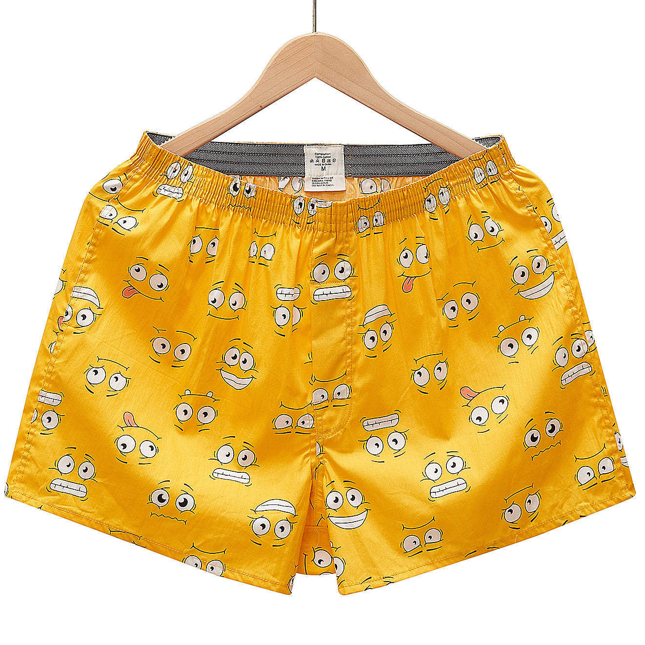 Men's Casual Arrow Print Plaid Boxer Briefs