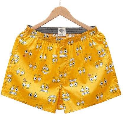 Men's Casual Arrow Print Plaid Boxer Briefs