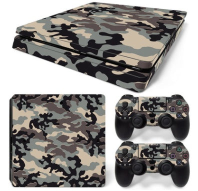 PS4 Slim Skin Sticker – Camouflage Vinyl Decal Wrap with Controller Skins