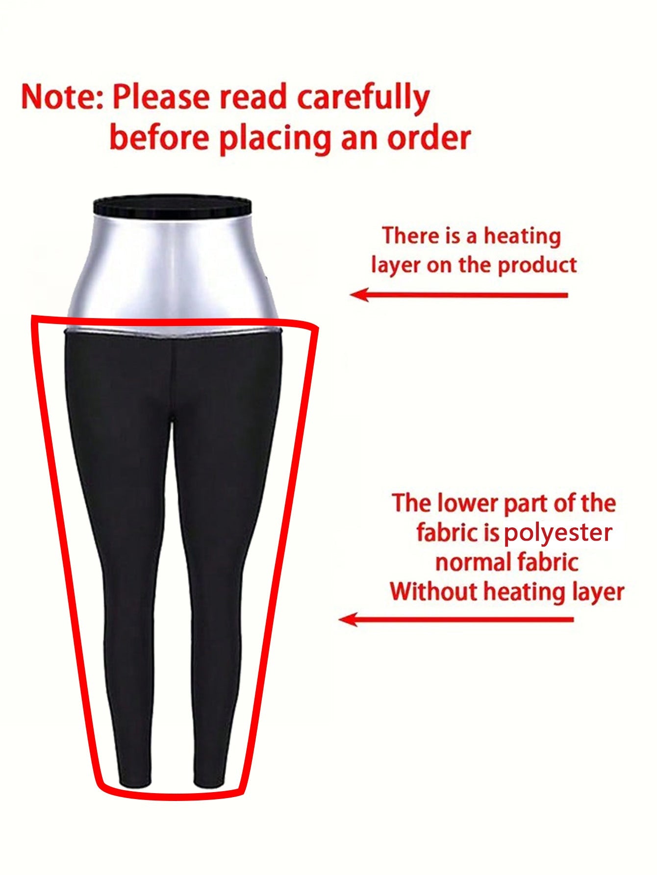 Sauna Sweat Pants For Women, High Waist Compression Workout Leggings, Thermo Waist Trainer Body Shaper For Gym Yoga Weight Loss