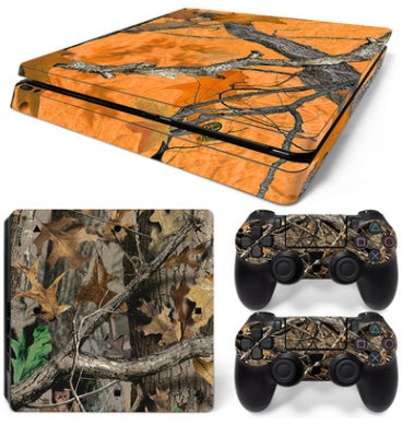 PS4 Slim Skin Sticker – Camouflage Vinyl Decal Wrap with Controller Skins
