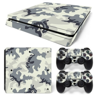 PS4 Slim Skin Sticker – Camouflage Vinyl Decal Wrap with Controller Skins