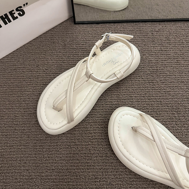 Sandals Women 2026 New Summer Outdoor Wear Fashion High End Versatile Women Shoes Comfortable For Dress Roman Shoes